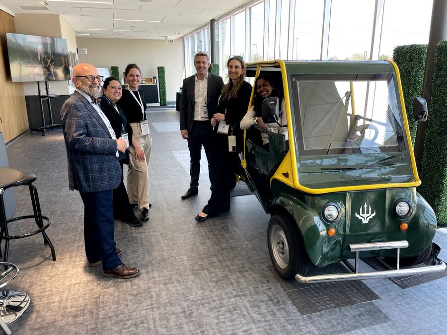 CEVA Electric Vehicle demonstration at VTM Expo Michigan frame 3